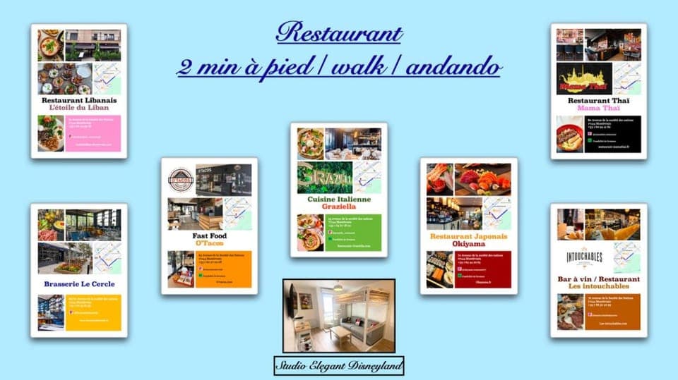 Restaurant/places to eat, Neighbourhood
