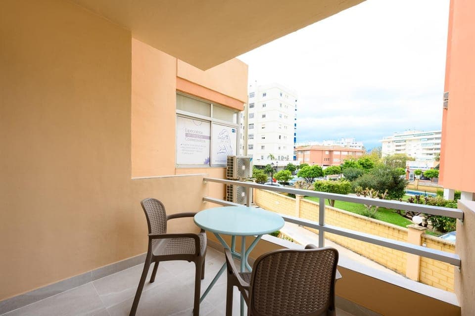 Property building, Day, View (from property/room), Balcony/Terrace, Dining area, locker