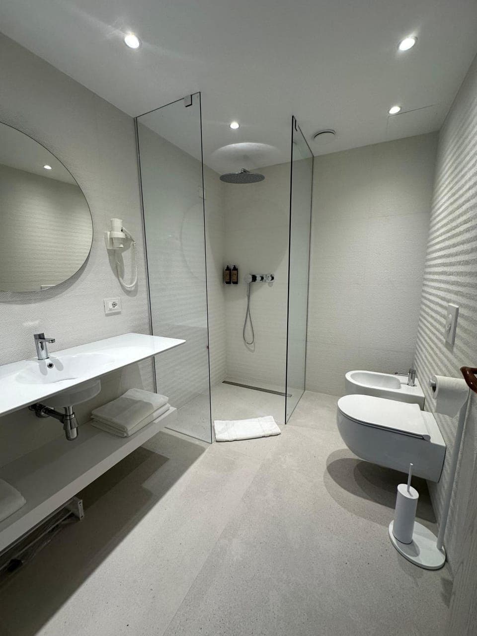 Shower, Toilet, Bathroom, towels