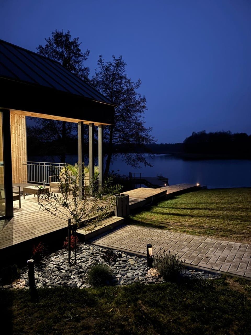 Property building, Natural landscape, Sauna, Lake view