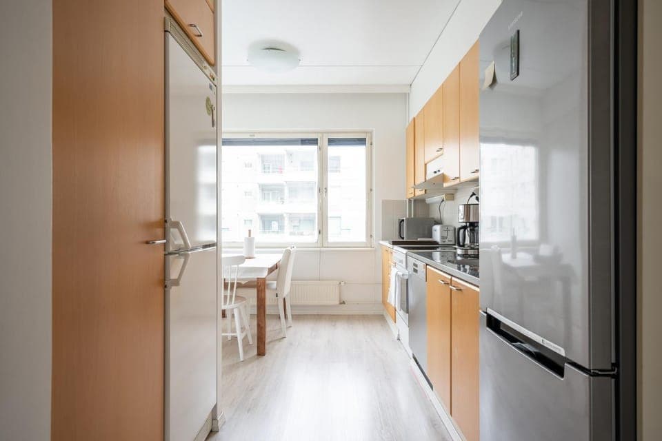Very nice apartment, 1BR, Private Sauna, Ocean view from balcony Apartment in Helsinki