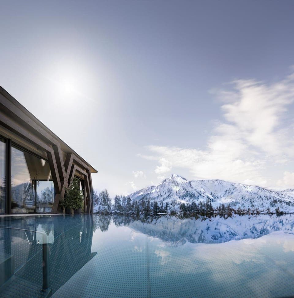 Winter, Swimming pool