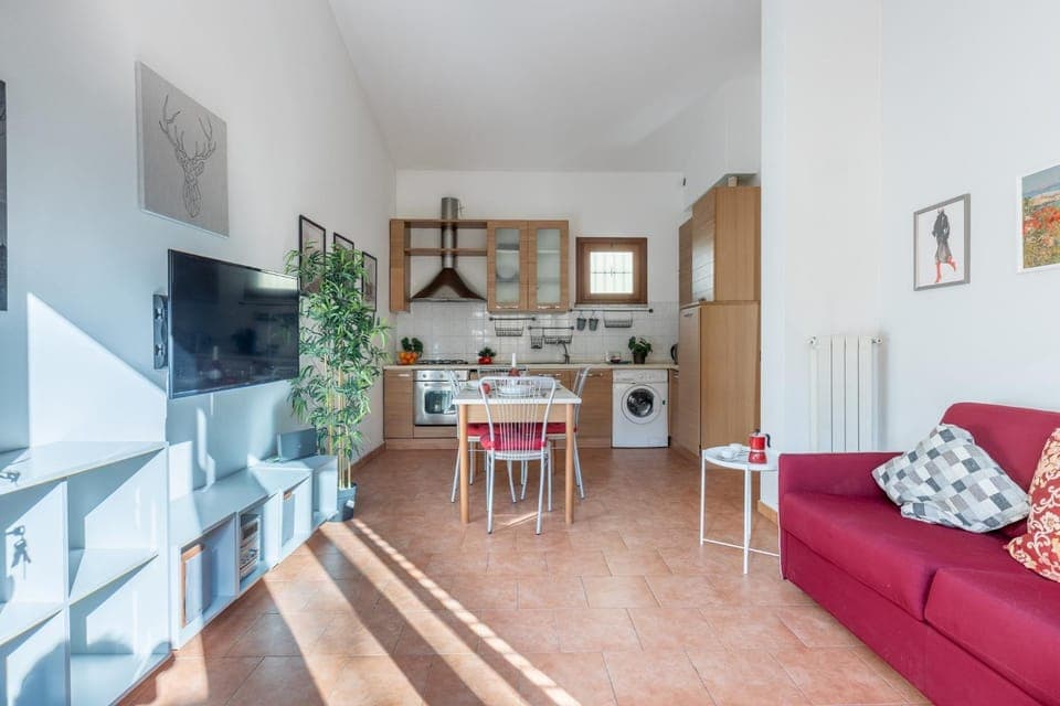 Kitchen or kitchenette, Living room