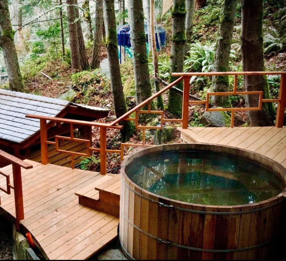Day, Natural landscape, Hot Tub