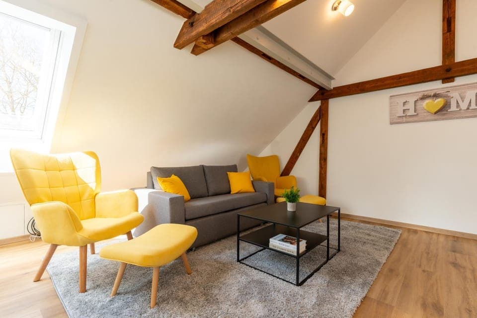 Living room, Bedroom