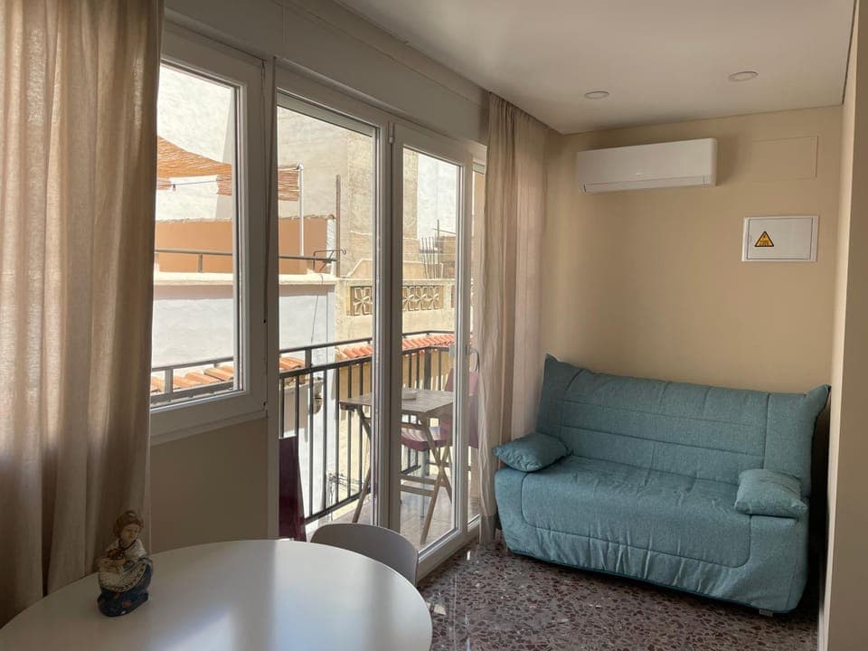 Balcony/Terrace, Seating area, air conditioner