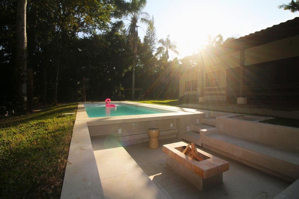 Patio, Lounge or bar, Garden view, Swimming pool