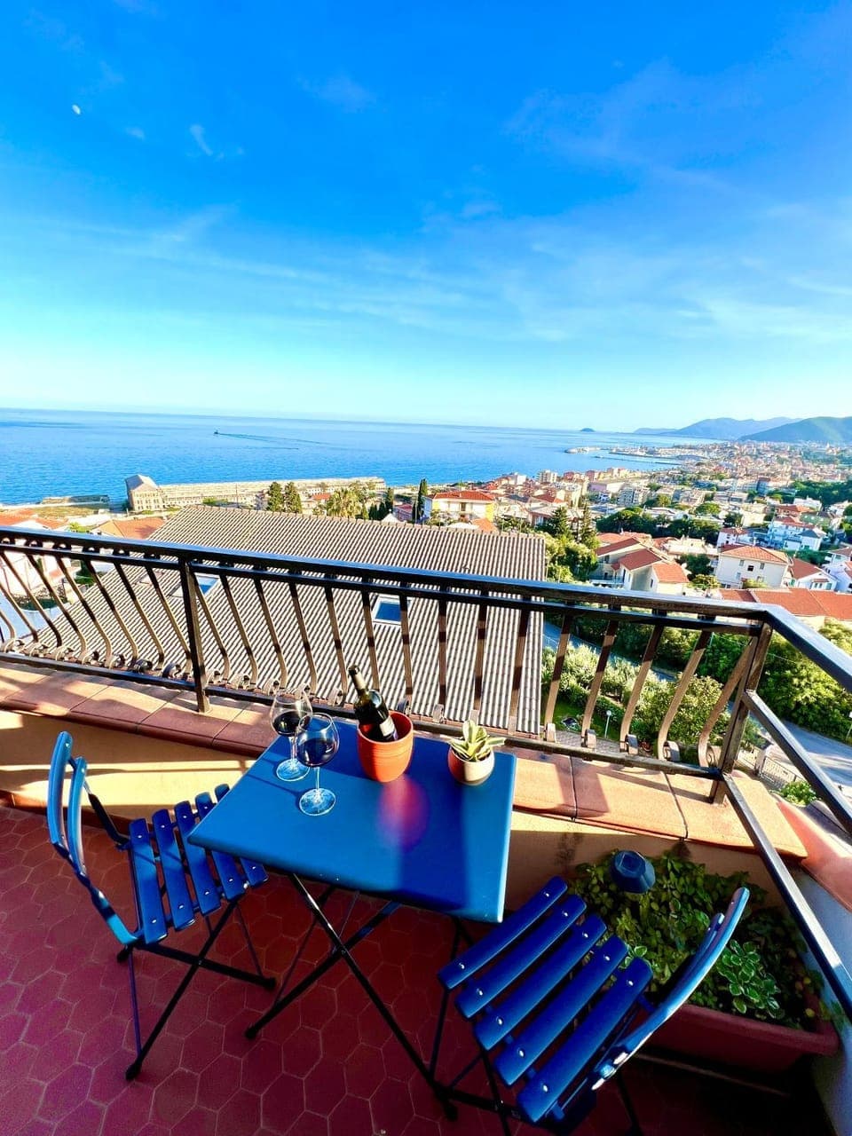 View (from property/room), Balcony/Terrace, Sea view