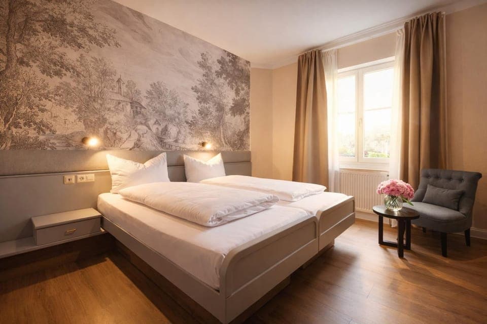 Bed, View (from property/room), Photo of the whole room