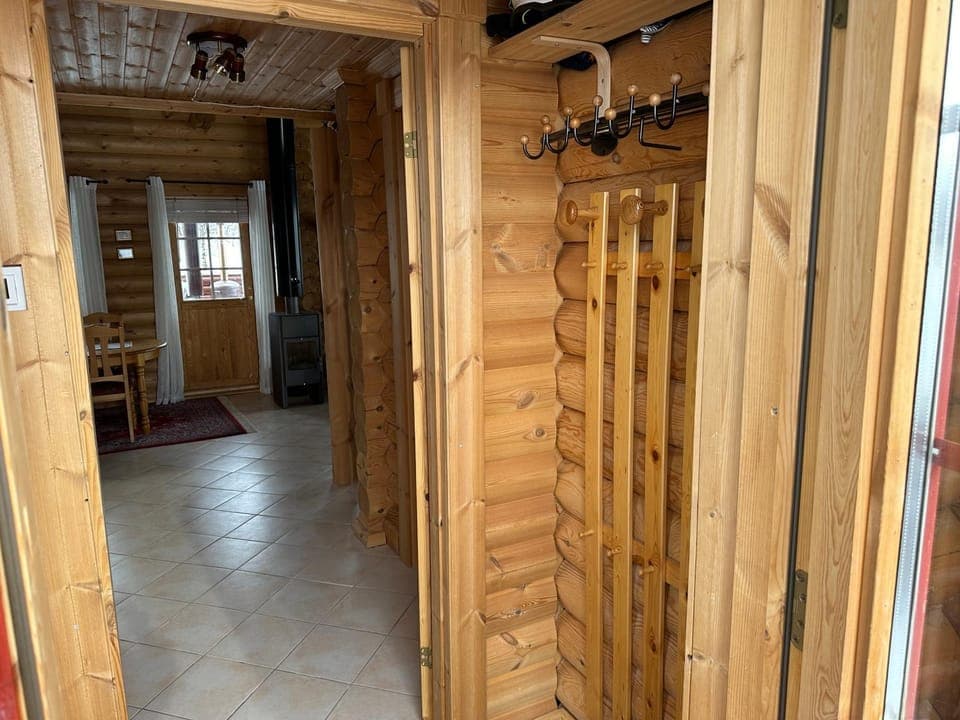 Koslig tømmerhytte House in Norrbotten County, Sweden