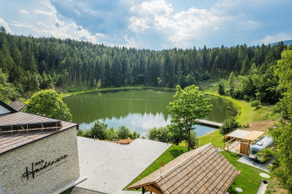 Natural landscape, Lake view