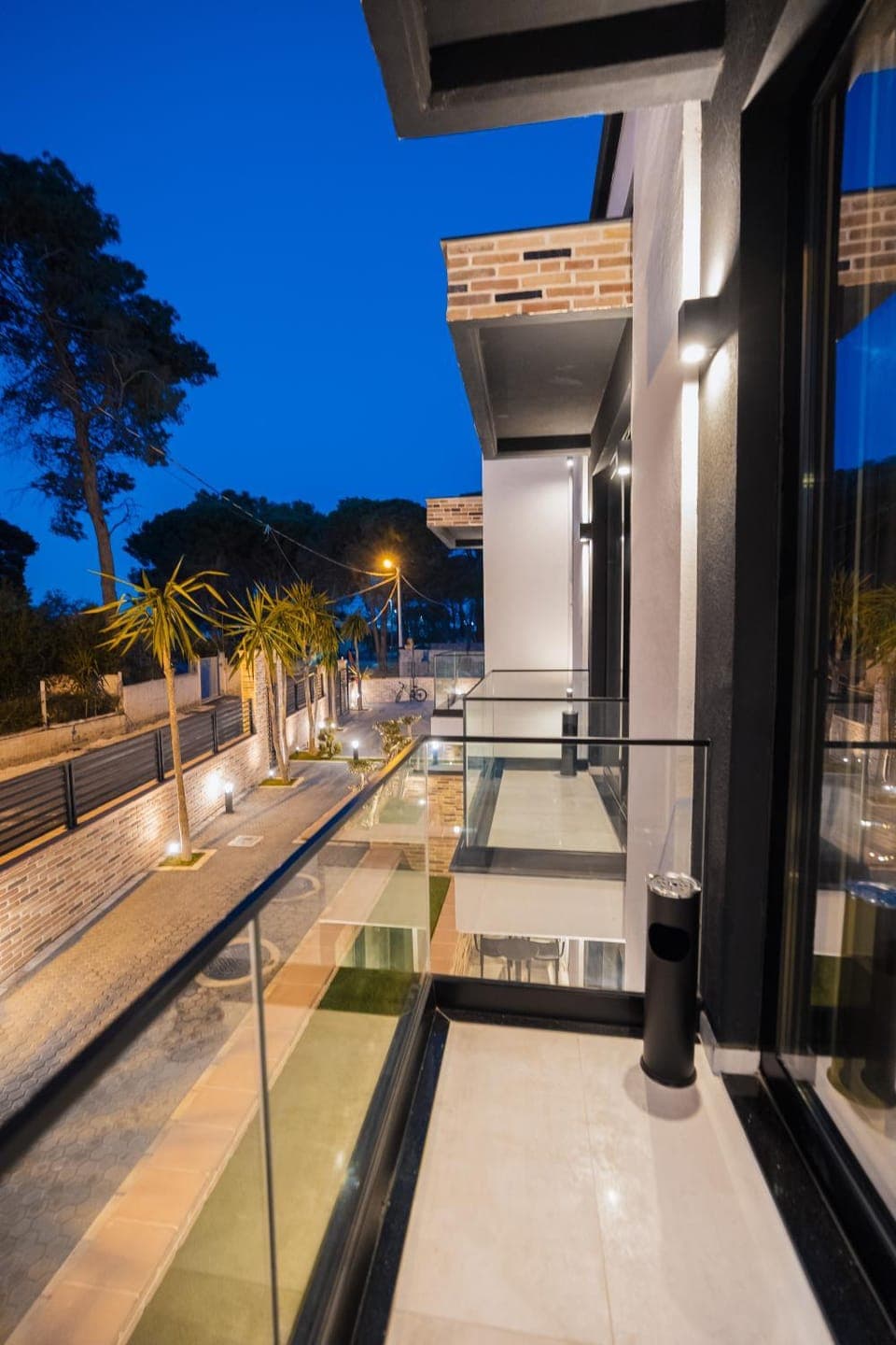 Patio, Night, View (from property/room), Balcony/Terrace, Quiet street view