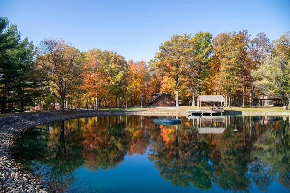 Natural landscape, Lake view
