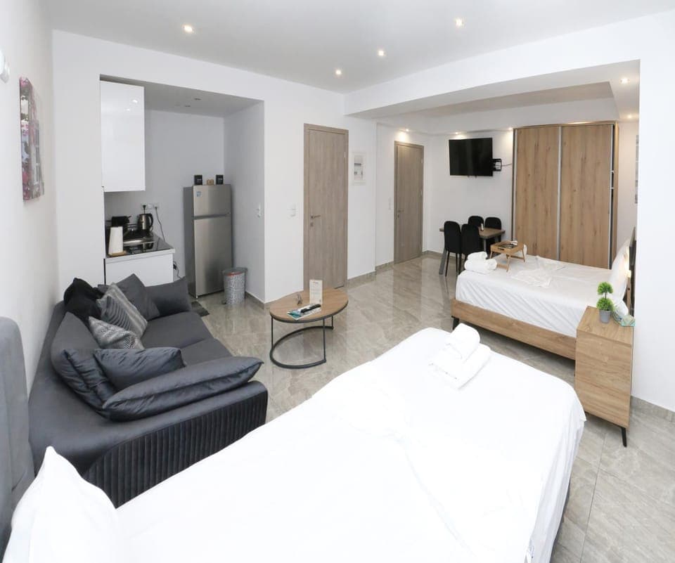 Living room, Dining area, wardrobe, kitchen