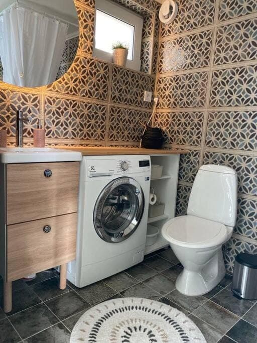 Shower, Toilet, Bathroom, washing machine