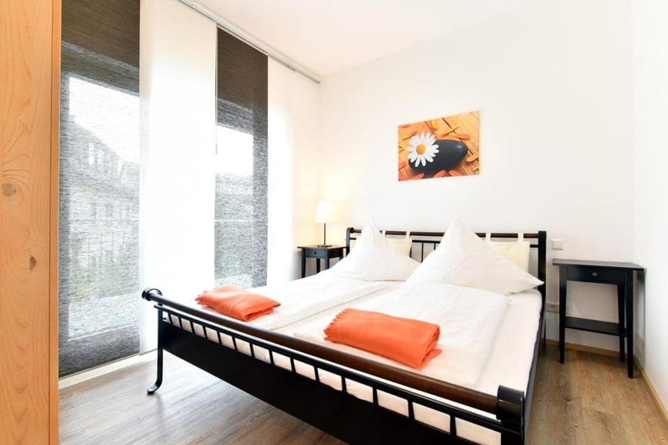 Property building, Living room, Bedroom