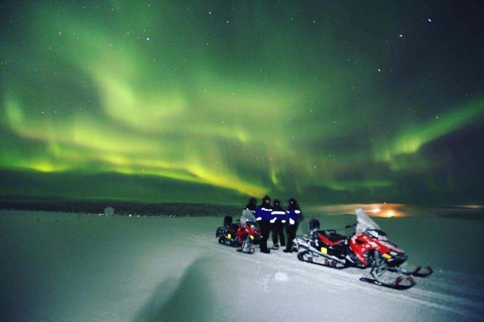 Night, People, Natural landscape, Activities, Winter, group of guests