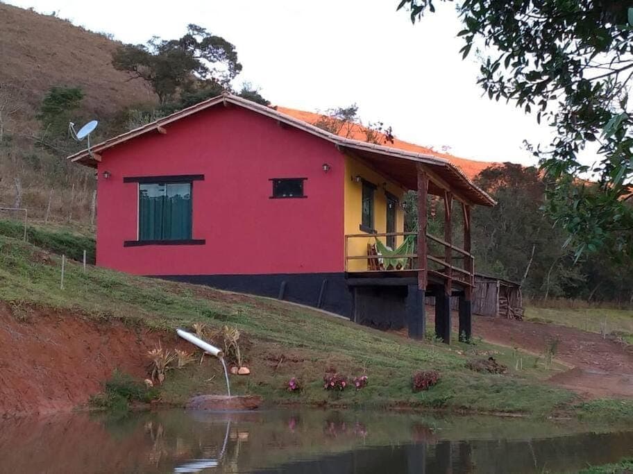 Property building, Natural landscape, Lake view