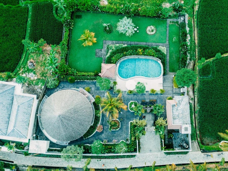 Natural landscape, Pool view