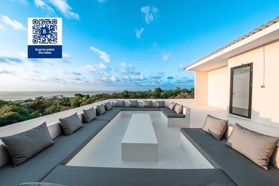 View (from property/room), Balcony/Terrace, Seating area, Sea view