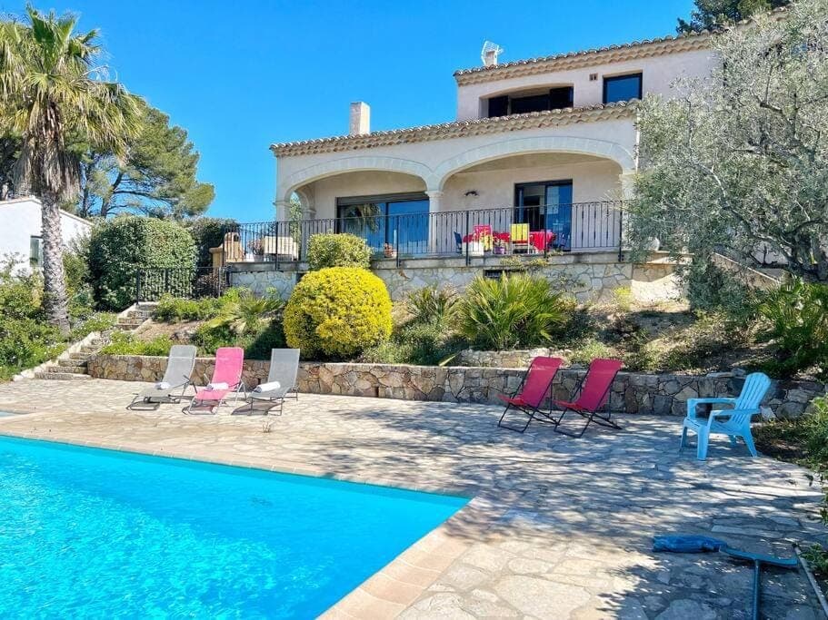 Property building, Patio, Garden view, Pool view, Swimming pool