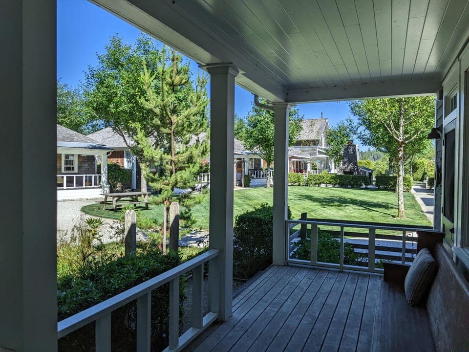 Property building, Patio