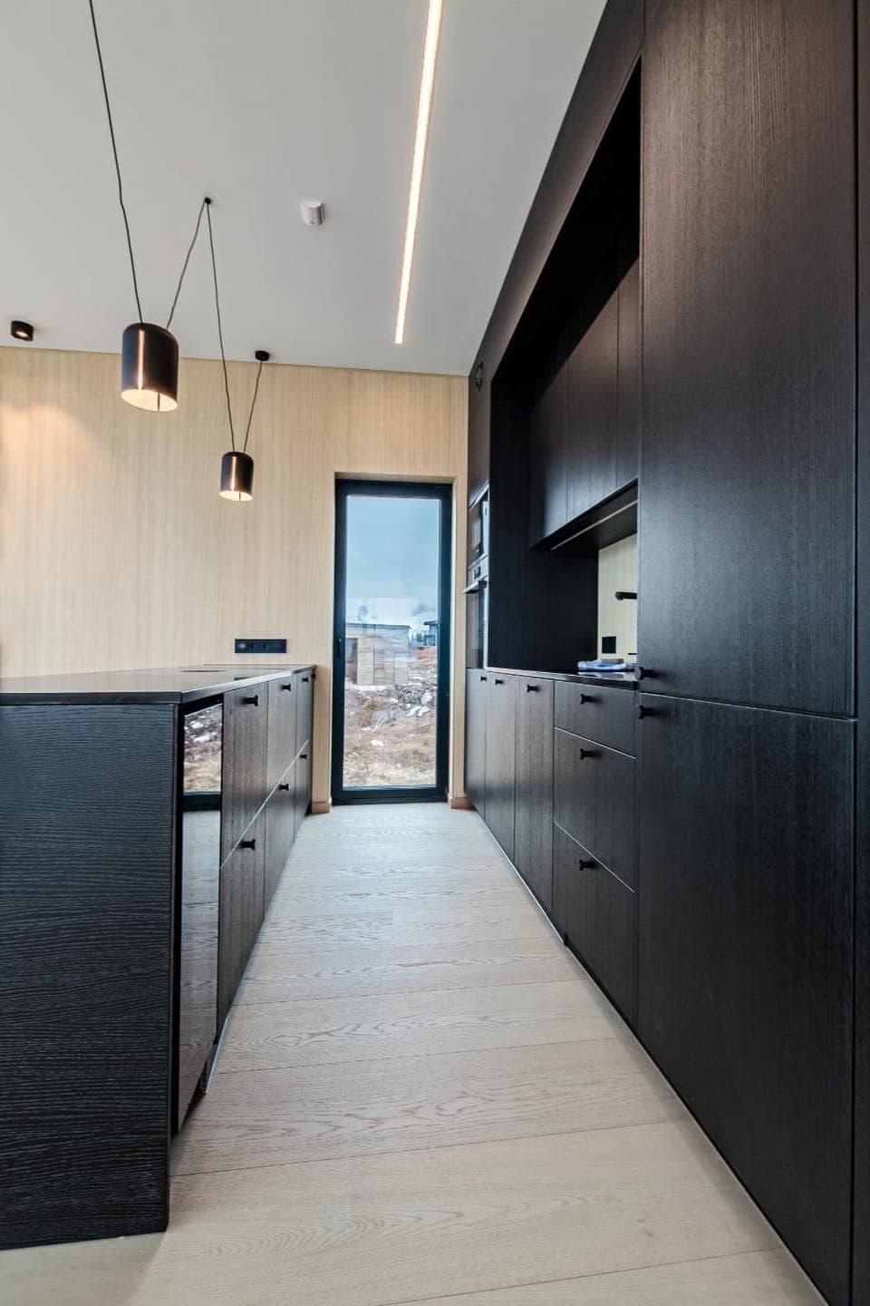 Kitchen or kitchenette, dishwasher, microwave, oven, stove, kitchen