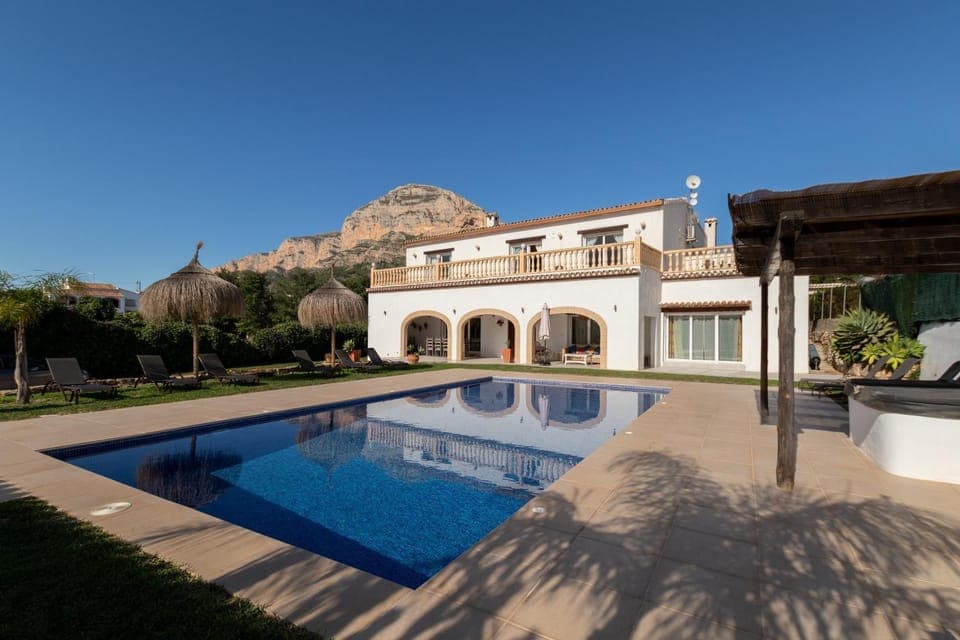 Property building, Living room, Swimming pool