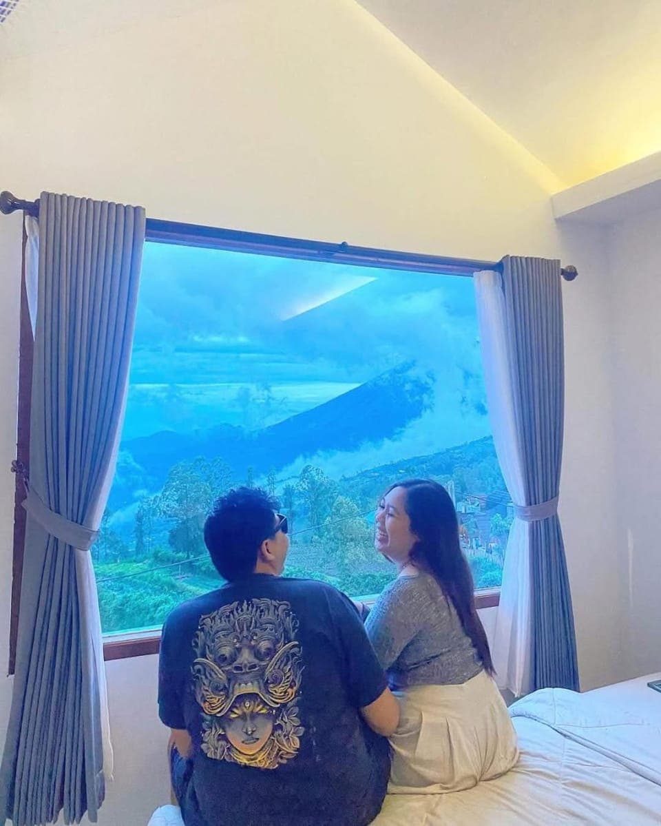 Bed, Natural landscape, Bedroom