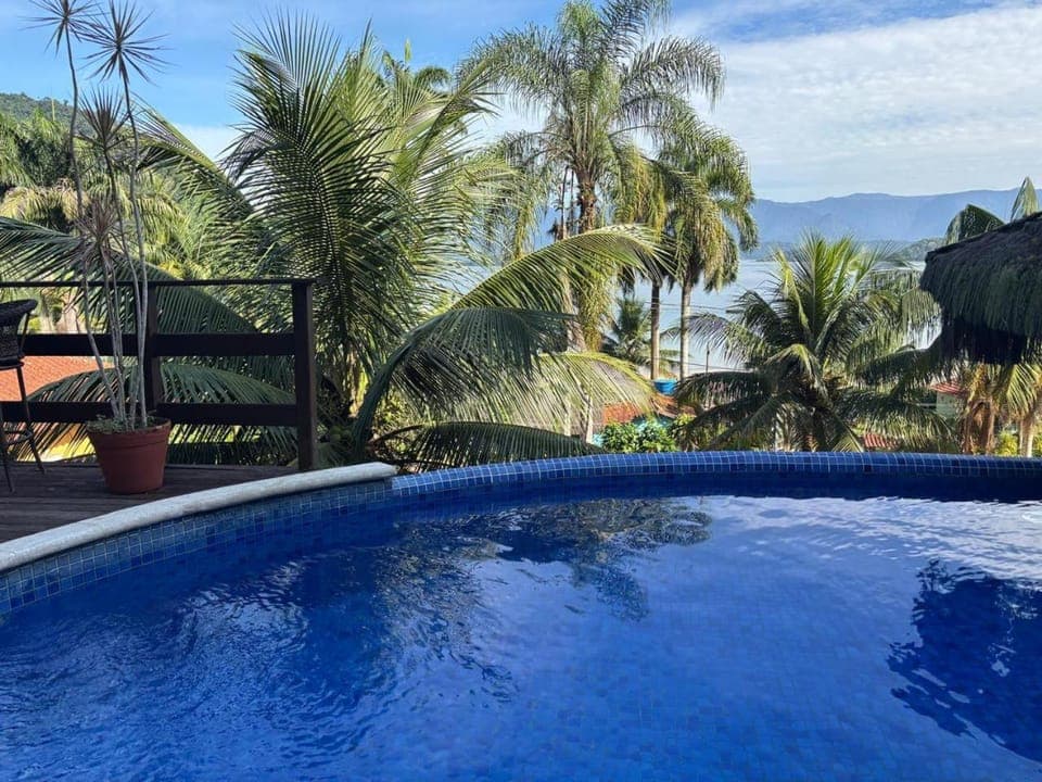 Natural landscape, Pool view, Sea view, Swimming pool