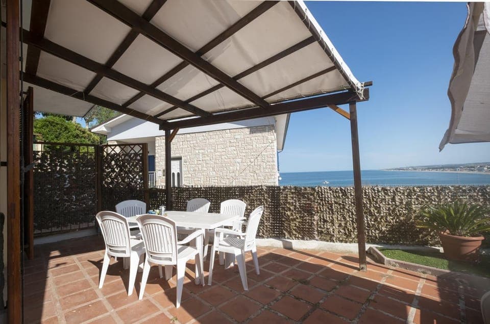 Property building, Natural landscape, Balcony/Terrace, Sea view