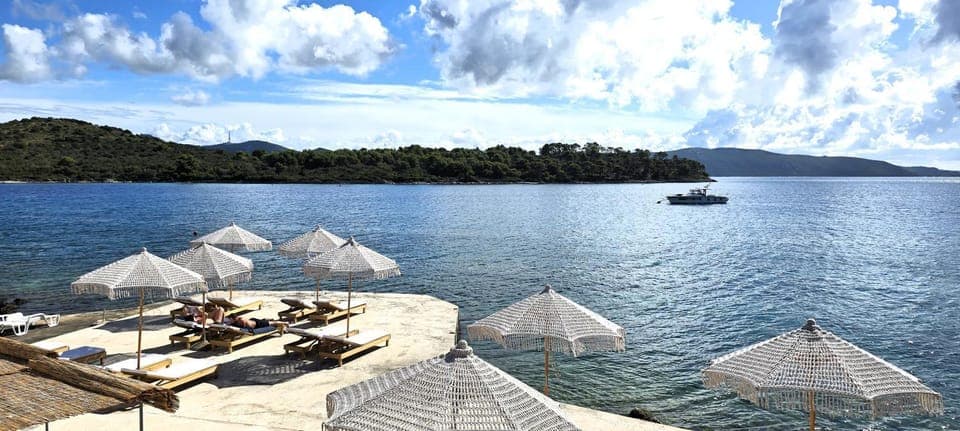 Beach, sunbed