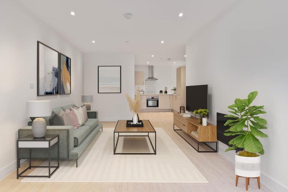 Communal lounge/ TV room, TV and multimedia, Kitchen or kitchenette, Living room, Seating area, Evening entertainment