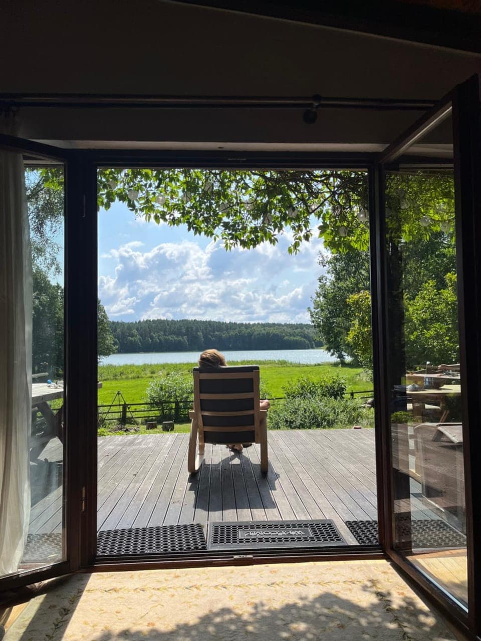 Natural landscape, Balcony/Terrace, Lake view