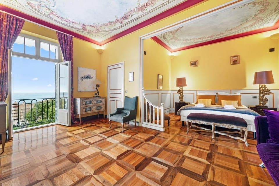 Bed, View (from property/room), Balcony/Terrace, Photo of the whole room, Bedroom