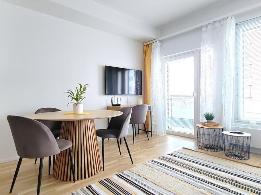 Asunto Siltavahti jokinäkymällä Apartment in Finland