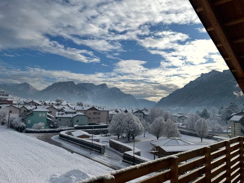 Nearby landmark, Winter, Mountain view