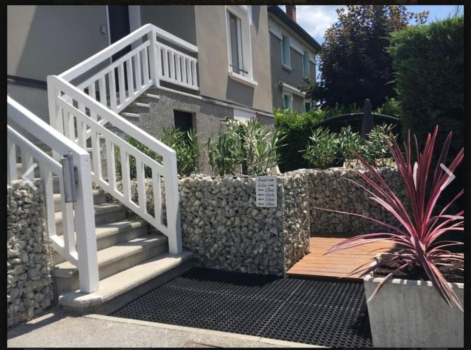 Property building, Garden view