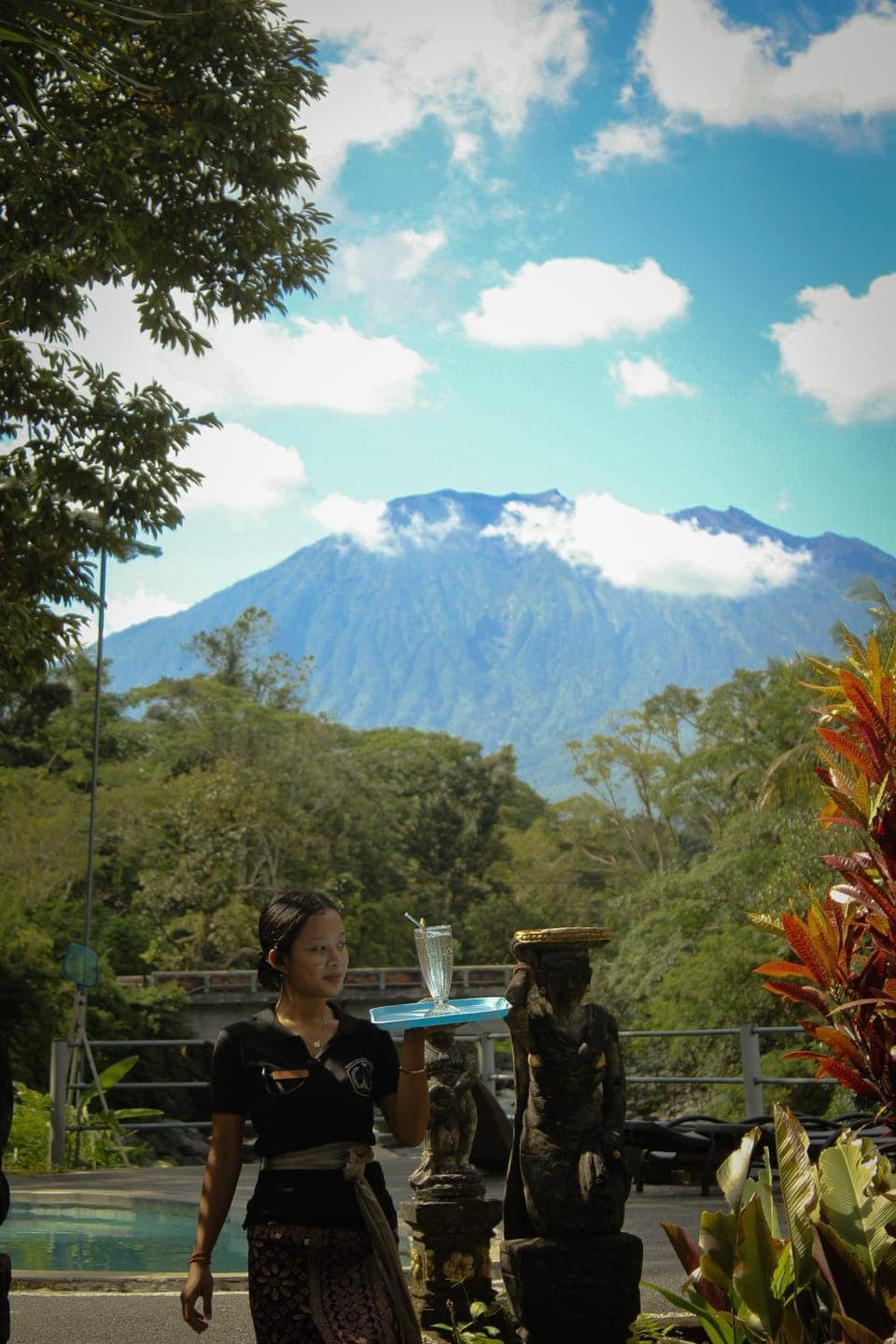 Nearby landmark, Spring, People, Natural landscape, Mountain view