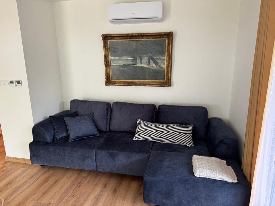 Living room, Seating area, air conditioner
