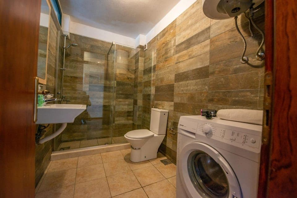 Bathroom, washing machine