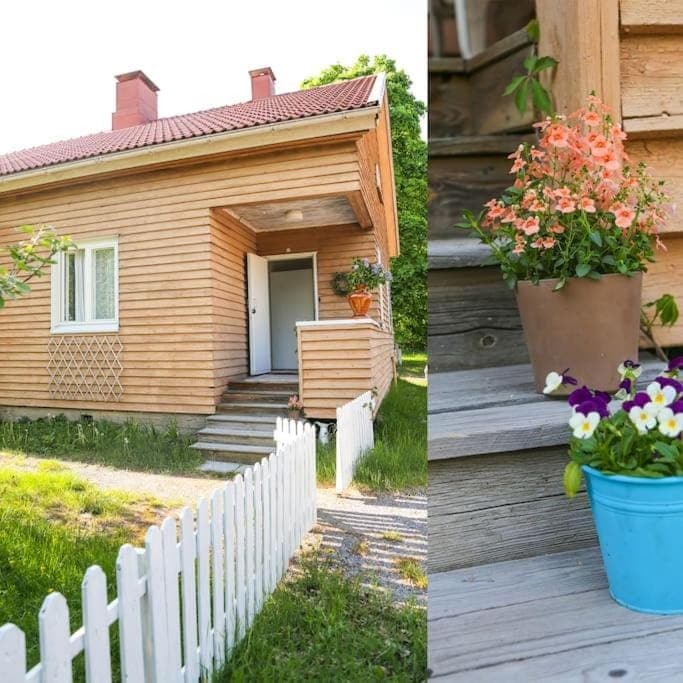 Property building, Spring, Garden, Garden, Garden view