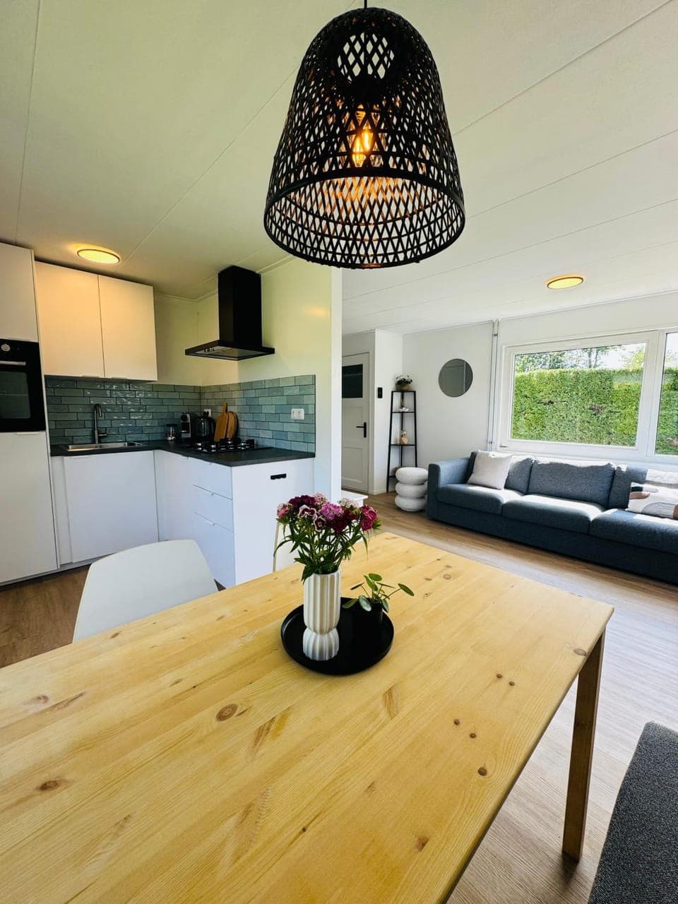 Kitchen or kitchenette, Living room, Dining area