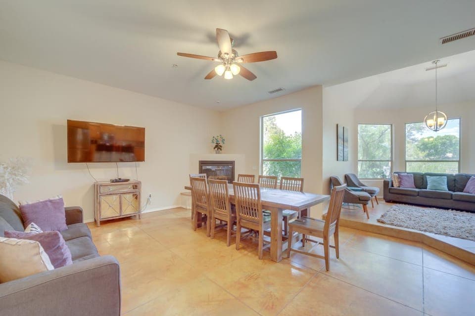 Red Rock State Park Views: Sedona Home w/ Fire Pit House in Village of Oak Creek