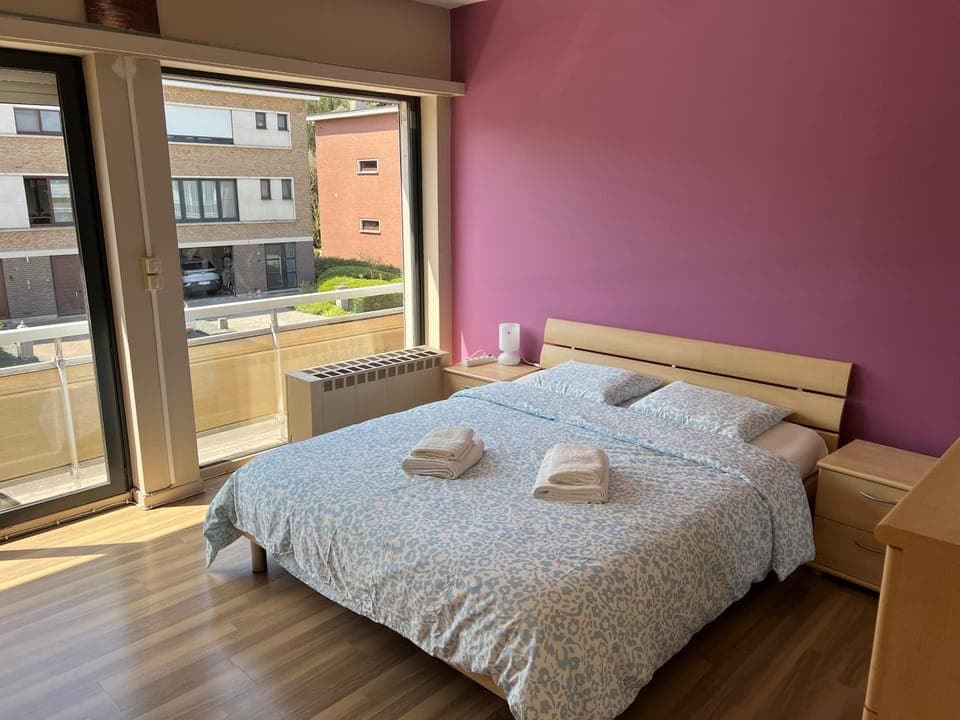 Bed, View (from property/room), Balcony/Terrace, Bedroom, towels