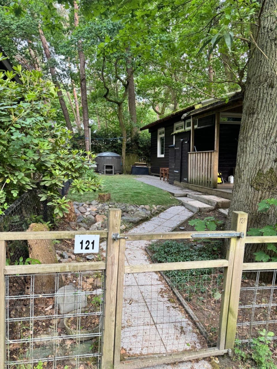 Property building, Garden, Garden view