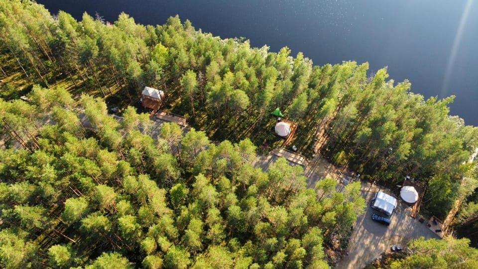 Day, Natural landscape, Bird's eye view, Lake view