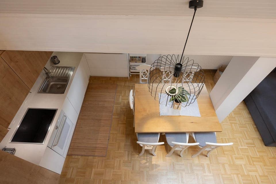 Kitchen or kitchenette, Living room, Dining area, kitchen