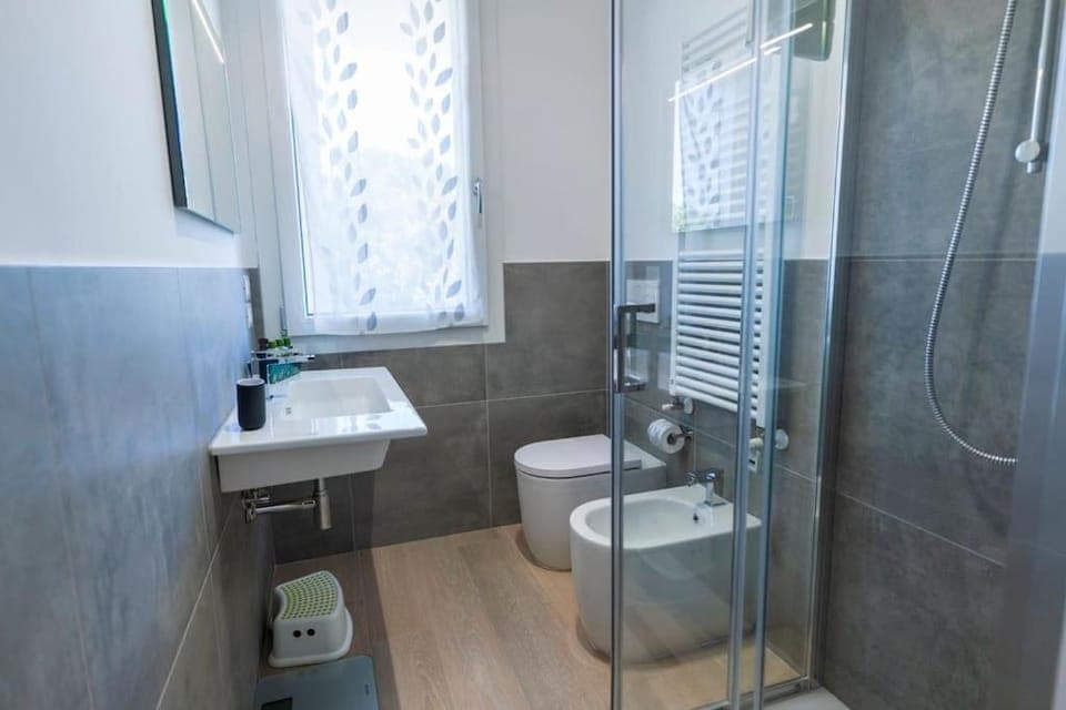 Shower, Toilet, Bathroom, bidet, towels