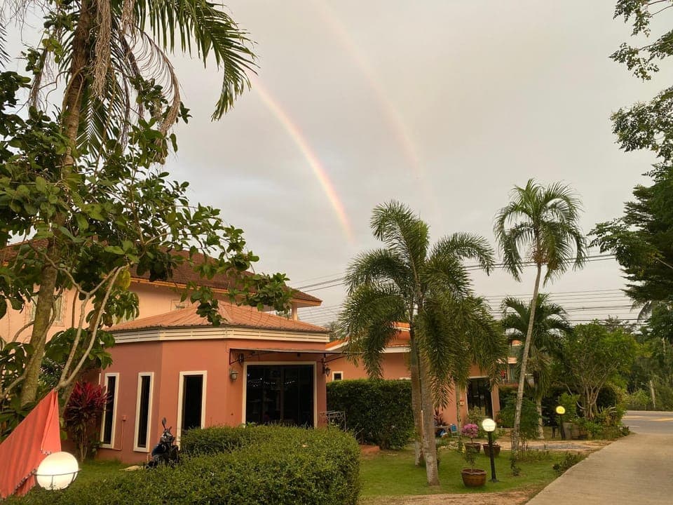 Property building, Day, Garden